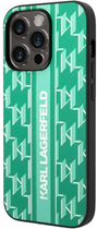 Панель CG Mobile Karl Lagerfeld Monogram Stripe для Apple iPhone 14 Pro Green (3666339084981)