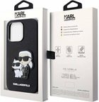 Etui CG Mobile Karl Lagerfeld Saffiano Karl&Choupette do Apple iPhone 14 Pro Czarny (3666339122720) - obraz 3