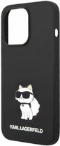 Панель CG Mobile Karl Lagerfeld Silicone Choupette для Apple iPhone 14 Pro Black (3666339086749) - зображення 2