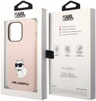 Панель CG Mobile Karl Lagerfeld Silicone Choupette для Apple iPhone 14 Pro Pink (3666339086701) - зображення 3