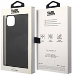 Etui CG Mobile Karl Lagerfeld Leather Perforated Logo do Apple iPhone 14 Plus Czarny (3666339093204) - obraz 3