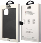 Etui CG Mobile Karl Lagerfeld Leather Perforated Logo do Apple iPhone 14 Plus Czarny (3666339093204) - obraz 3