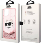 Etui CG Mobile Karl Lagerfeld Glitter Choupette Head do Apple iPhone 14 Plus Rozowy (3666339086978) - obraz 2
