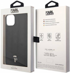 Etui CG Mobile Karl Lagerfeld Puffy Iconic Pin do Apple iPhone 14 Plus Czarny (3666339077723) - obraz 3