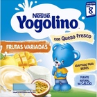 Молочний десерт Nestle Yogolino Fresh Cheese With Assorted Fruits 4 x 100 г (7613032222123) - зображення 1