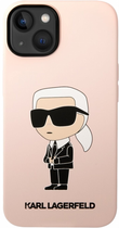 Панель CG Mobile Karl Lagerfeld Silicone Ikonik для Apple iPhone 14 Plus Pink (3666339098629) - зображення 2