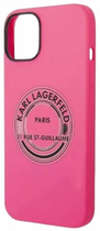 Панель CG Mobile Karl Lagerfeld Silicone RSG для Apple iPhone 14 Plus Pink (3666339085735) - зображення 2