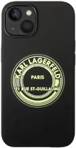 Панель CG Mobile Karl Lagerfeld Silicone RSG для Apple iPhone 14 Plus Black (3666339085810) - зображення 2