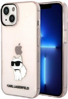 Etui CG Mobile Karl Lagerfeld Iconic Choupette do Apple iPhone 14 Rozowy (3666339087166) - obraz 1