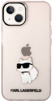 Etui CG Mobile Karl Lagerfeld Iconic Choupette do Apple iPhone 14 Rozowy (3666339087166) - obraz 2