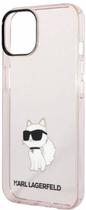 Etui CG Mobile Karl Lagerfeld Iconic Choupette do Apple iPhone 14 Rozowy (3666339087166) - obraz 3