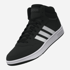 Trzewiki męskie wysokie sznurowane Adidas Hoops 3.0 Mid GW3020 43.5 (UK 9) Czarne (4065418428439) - obraz 5