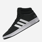 Чоловічі черевики високі Adidas Hoops 3.0 Mid GW3020 45.5 (UK 10.5) Чорні (4065418428538) - зображення 4