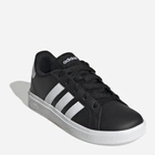 Підліткові кеди для хлопчика Adidas Grand Court 2.0 K GW6503 38.5 (UK 6) Чорні (4065426180909) - зображення 13
