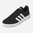 Tenisówki męskie z eko skóry do kostki Adidas Grand Court Base 2.0 GW9251 46 (UK 11) Czarne (4065426721140) - obraz 5