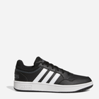 Tenisówki męskie z eko skóry do kostki Adidas Hoops 3.0 GY5432 43 (UK 10) Czarne (4065418286305) - obraz 1