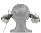 Активні складні навушники на шолом Walkers Razor + кріплення OPS Core Чебурашки Оливковий Kali з живленням 2 х ААА захист слуху від динамічних звуків - зображення 5