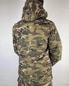 Военная мужская куртка Accord Soft-shell на флисе Мультикам S (Kali) - изображение 2