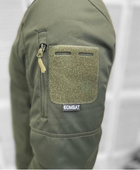 Армейская куртка Combat ткань soft-shell на флисе Оливковый M (Kali) - изображение 6