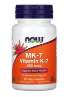Витамин К-2 MK7 Now Foods MK-7 Vitamin K-2 100 mcg 60 капсул