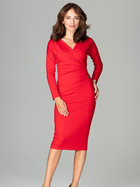 Сукня жіноча Lenitif K477 S Червона (5902194352086) - зображення 4