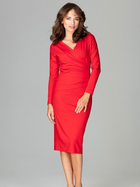Сукня жіноча Lenitif K477 XL Червона (5902194352116) - зображення 5