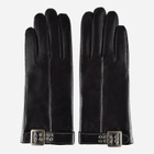 Rękawiczki damskie skórzane Semi Line P8210 M Czarne (5903563821028) - obraz 1