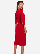 Sukienka damska Makover K007 S Czerwona (5903068458262) - obraz 2