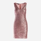 Sukienka na ramiączkach damska Awama A484 XL Różowa (5902360565210) - obraz 9
