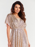 Сукня жіноча Awama A488 XL Золотиста (5902360565647) - зображення 5
