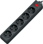 Мережевий фільтр Defender ES 3m 5 роз. Black UA (994850) (6922324)