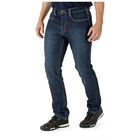 Тактичні джинсові штани 5.11 Defender-Flex Slim Jean Stone Wash Indigo W40/L32 - зображення 3