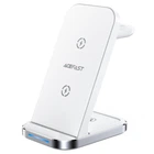 Беспроводная зарядная станция Acefast E15 3 в 1 Charging Stand для Apple iPhone White