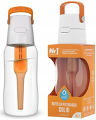 Пляшка для води Dafi Solid 500 мл з фільтруючим картриджем Помаранчева (5902884108177) - зображення 2