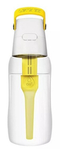 Пляшка для води Dafi Solid 500 мл з фільтруючим картриджем Жовта (5902884108184) - зображення 1