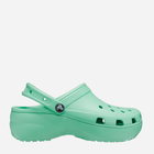 Chodaki damskie Crocs Classic Platform Clog W CR206750-JAST 39-40 (W9) 25 cm Miętowe (196265212798) - obraz 1