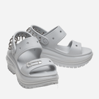 Жіночі сандалі Crocs Mega Crush Rebel SNDL W CR208339-SHIM 36-37 (M4/W6) 22 см Сірі (196265238668) - зображення 2