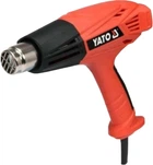 Фен технический сетевой YATO YT-82294 2 кВт, 450/600°C, 250/500 л/мин, регулятор температуры + 4 насадки (YT-82294)