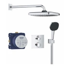Душевая система скрытого монтажа GROHE Quickfix Precision Trend 34882000 с верхним душем латунь хром CV033298