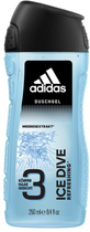 Żel pod prysznic Adidas Ice Dive dla mężczyzn 250 ml (3614229827262)