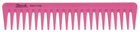 Grzebień Janeke Color Comb do rozczesywania włosów Różowy (8006060424260) - obraz 1