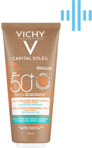 Mleczko nawilżające przeciwsłoneczne Vichy Capital Soleil Solar Eco-Designed Milk do twarzy i ciała SPF 50+ 200 ml (3337875762250) - obraz 1