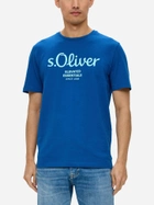 Koszulka męska s.Oliver 10.3.11.12.130.2139909-56D1 M Niebieska (4099974204022) - obraz 1