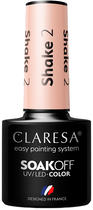 Гель-лак для нігтів Claresa Soak Off UV/LED Shake 2 5 г (5902846077046)