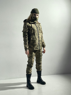 Зимний костюм 'Terra Hot' зеленый пиксель женский + бафф хаки и перчатки M - изображение 4
