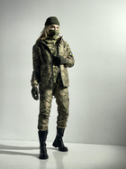 Зимний костюм 'Terra Hot' зеленый пиксель женский + бафф хаки и перчатки M - изображение 5