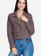 Куртка півсезонна коротка жіноча Figl M607 XL Екрю (5902194350143) - зображення 3
