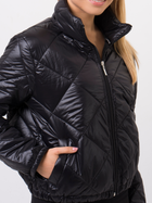 Демісезонна коротка куртка жіноча Zaiia ZAJA06 38 Чорна (8224508684742) - зображення 4