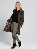 Trencz damski Look Made With Love 911A Ima XL Olive (5903999312404) - obraz 5