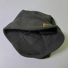 Зимняя шапка флисовая теплая тактическая 5.11 Tactical мужская женская Черный (5548) - изображение 6